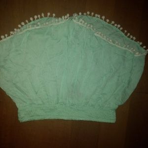 Mint green shorts